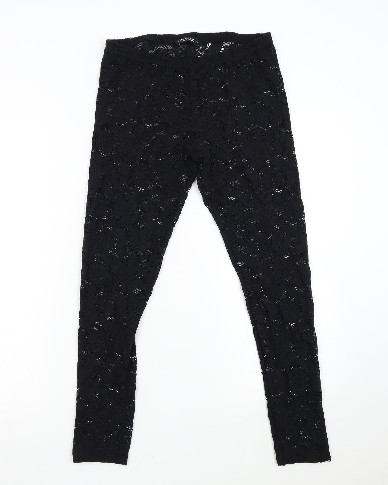 Dorothy Perkins Womens Black   Trousers  Size 14 L27 in
