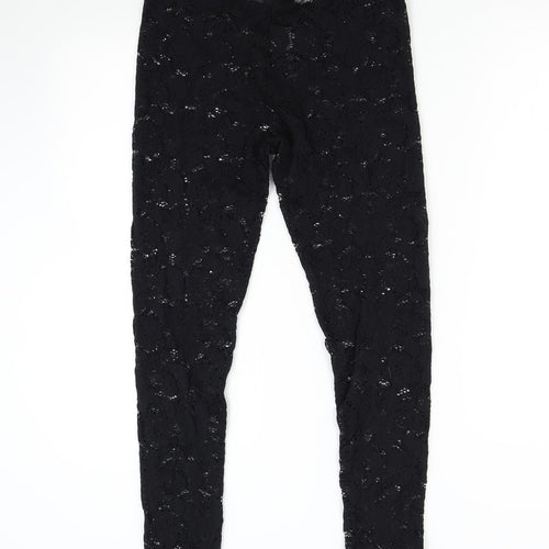 Dorothy Perkins Womens Black   Trousers  Size 14 L27 in