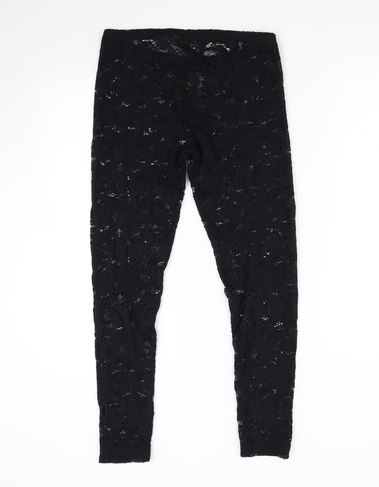 Dorothy Perkins Womens Black   Trousers  Size 14 L27 in