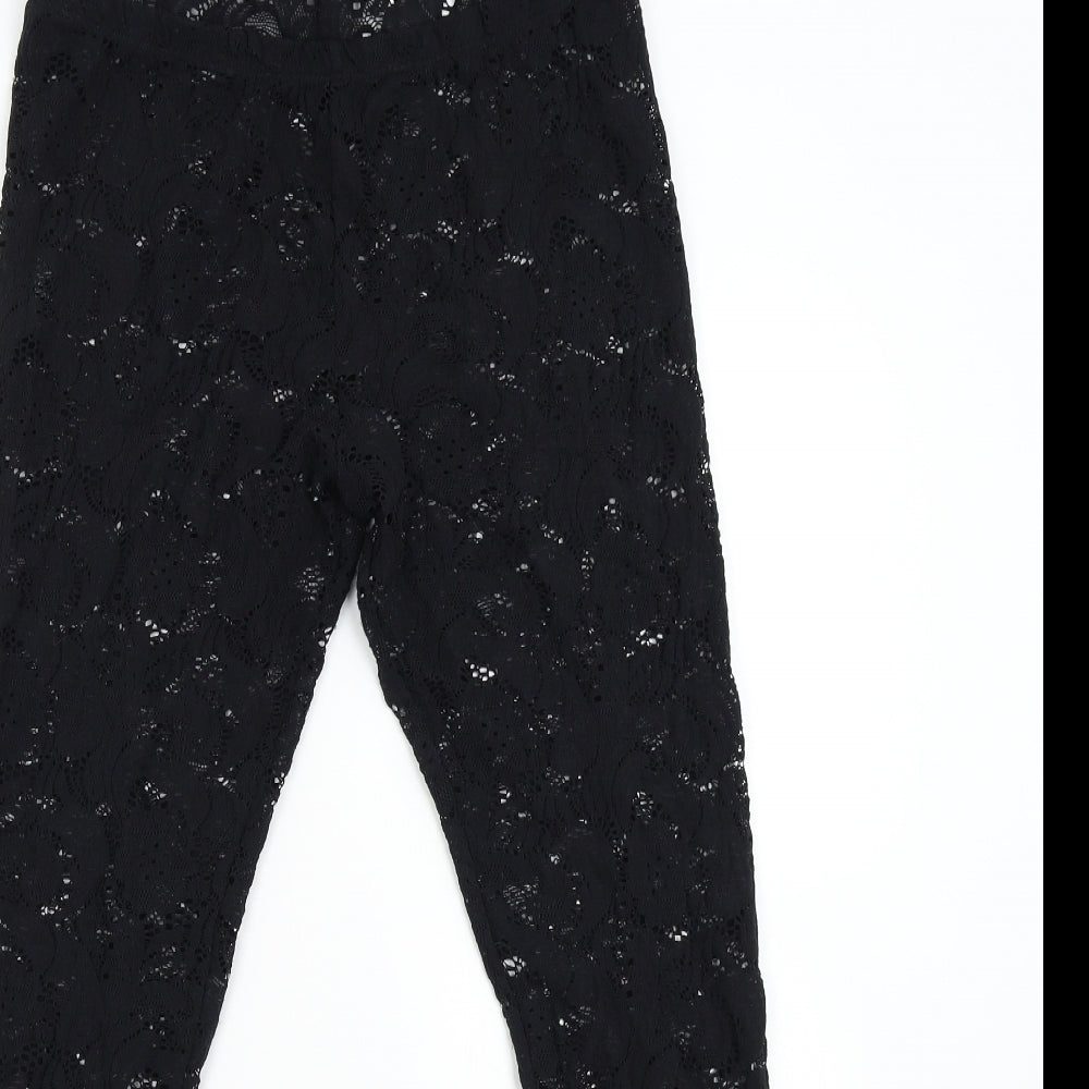 Dorothy Perkins Womens Black   Trousers  Size 14 L27 in