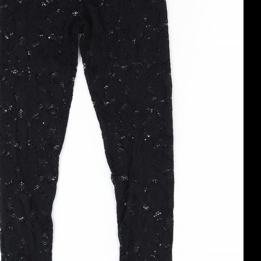 Dorothy Perkins Womens Black   Trousers  Size 14 L27 in