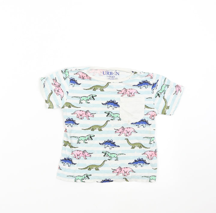 Urban Boys Multicoloured   Basic T-Shirt Size 3-4 Years  - Dinosaurs