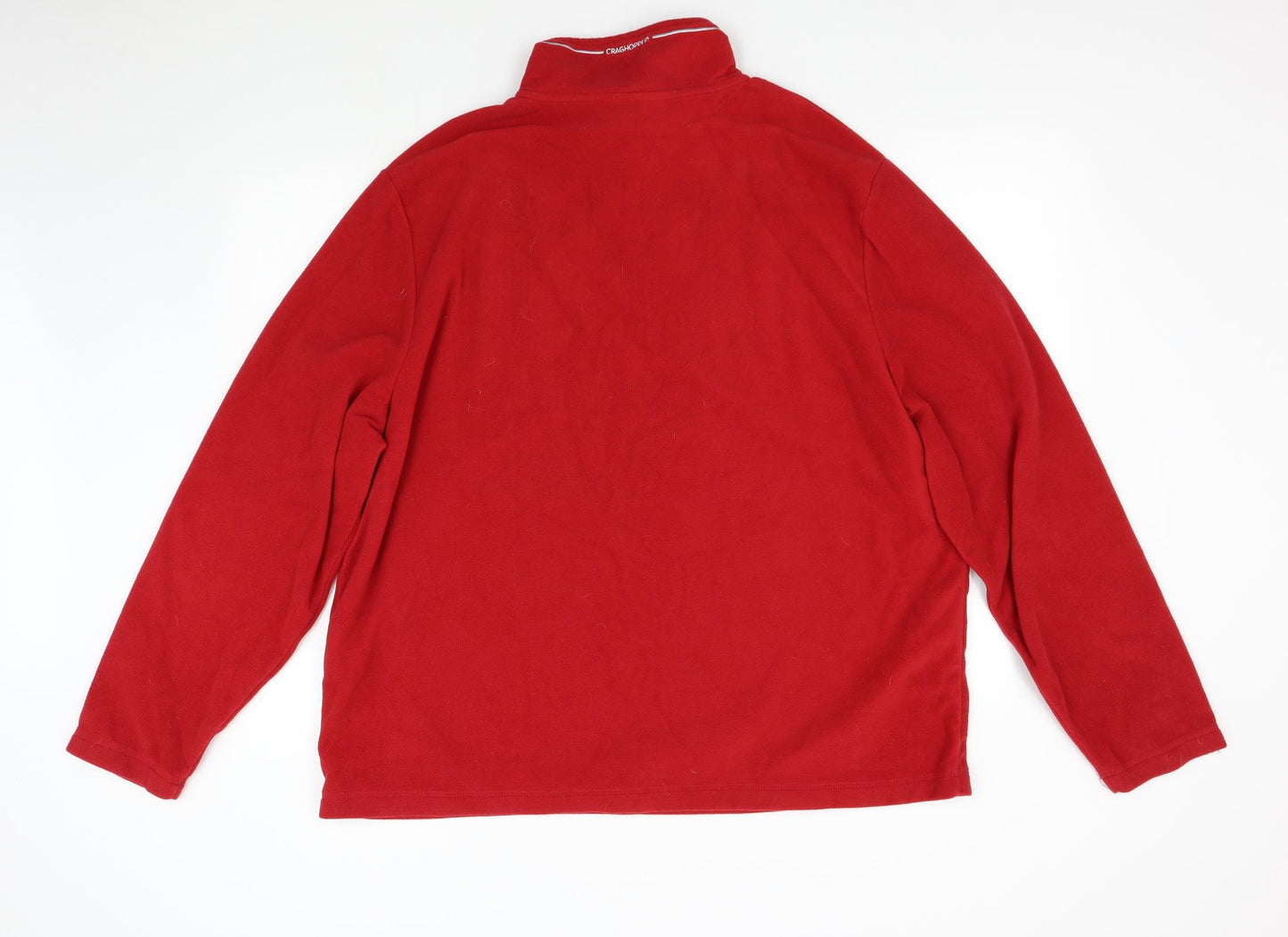 Craghopper Mens Red  Fleece Henley Jumper Size 3XL