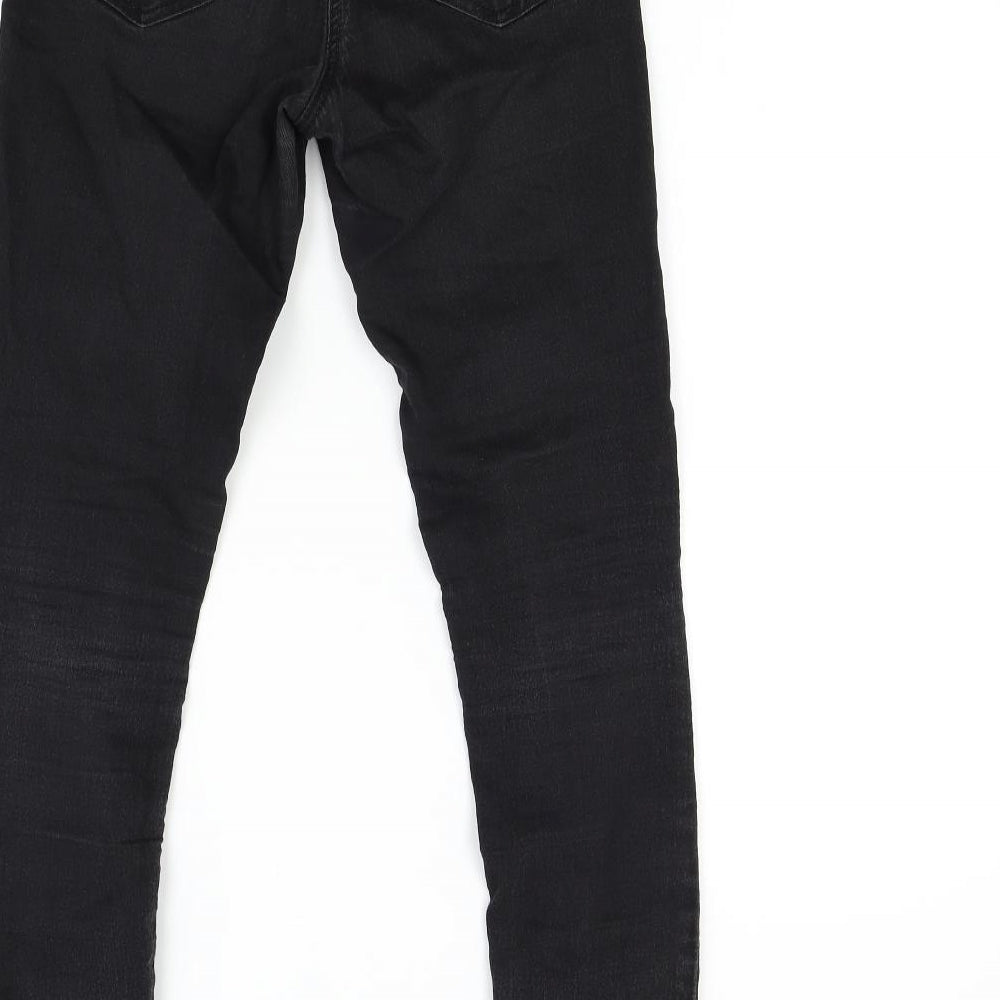TU Womens Black  Denim Skinny Jeans Size 8 L29 in