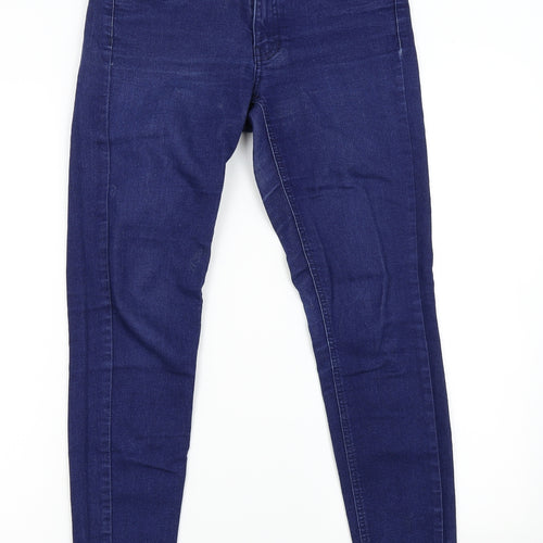 Avenue Womens Blue  Denim Skinny Jeans Size 8 L27 in