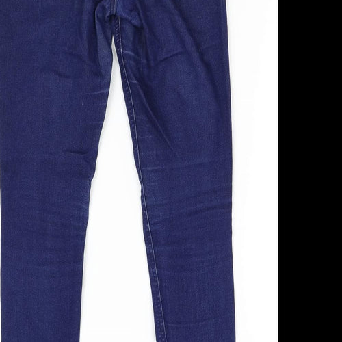 Avenue Womens Blue  Denim Skinny Jeans Size 8 L27 in