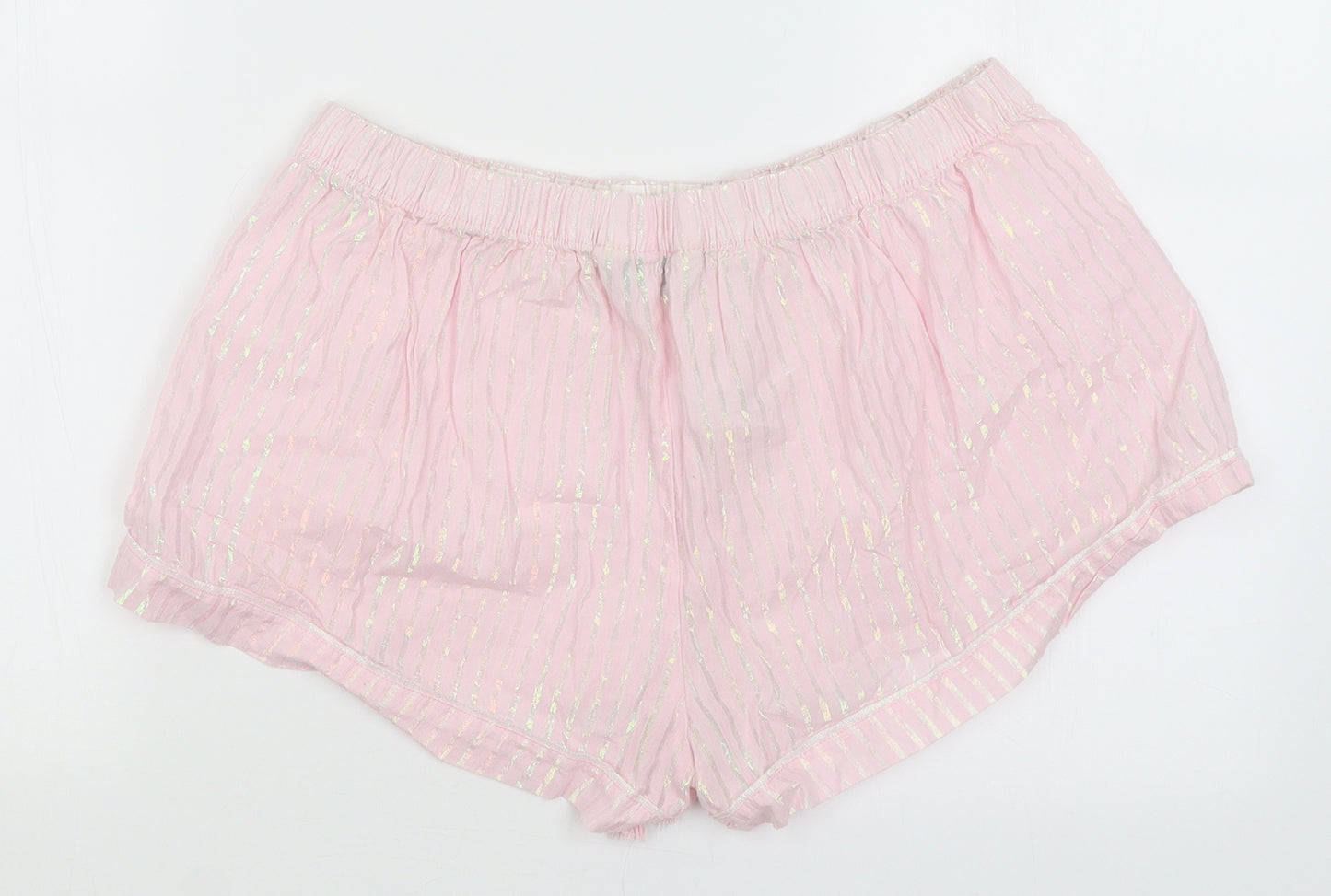 Love to Lounge Womens Pink Striped  Cami Pyjama Pants Size L