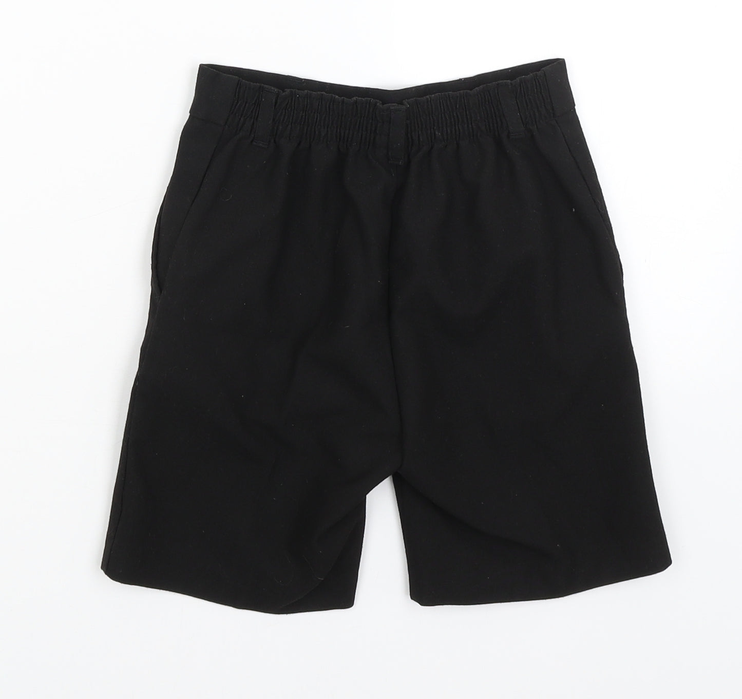 George Boys Black   Bermuda Shorts Size 6-7 Years