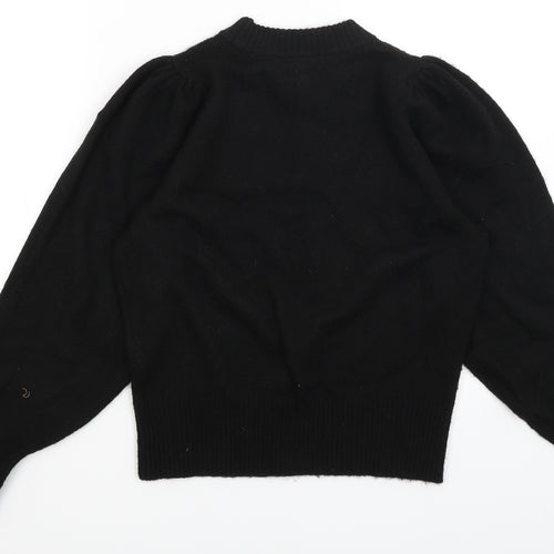H&M Womens Black   Pullover Jumper Size M