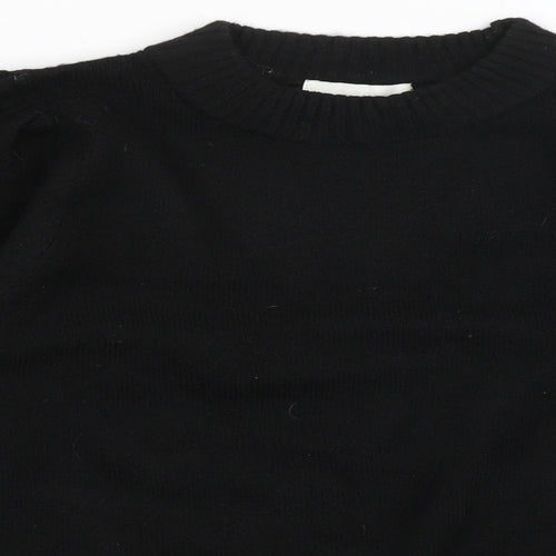 H&M Womens Black   Pullover Jumper Size M