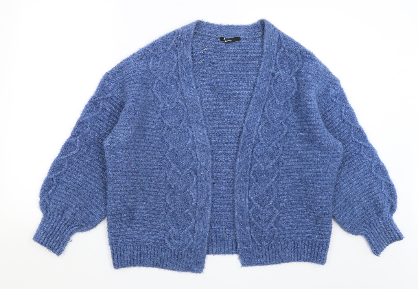 George Womens Blue   Cardigan Jumper Size M