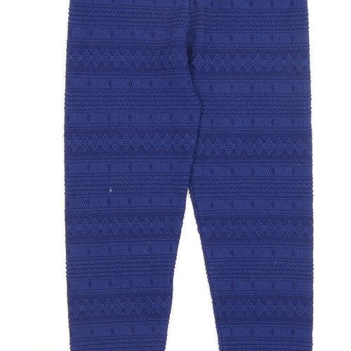 TU Womens Blue   Capri Leggings Size 8 L24 in