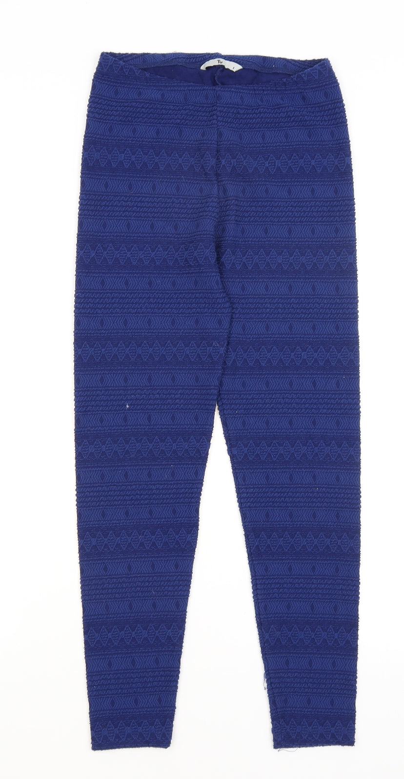 TU Womens Blue   Capri Leggings Size 8 L24 in