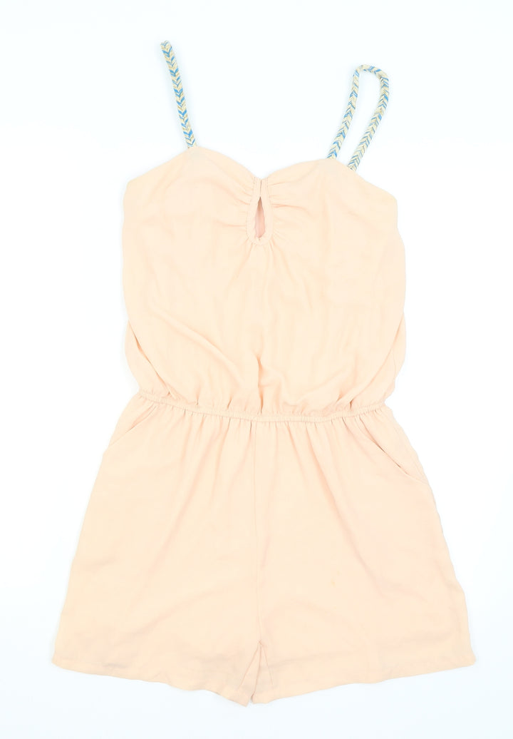 J S Millenium Womens Pink   Playsuit One-Piece Size S