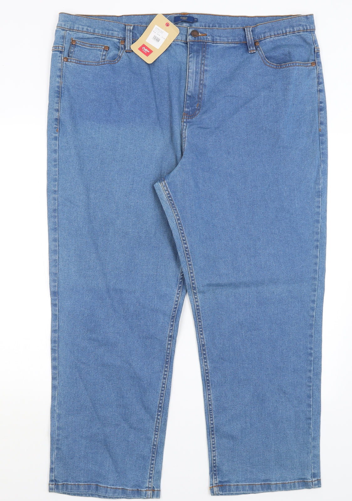 Cotton Traders Womens Blue   Straight Jeans Size 44 L27.5 in