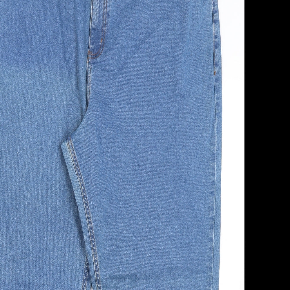 Cotton Traders Womens Blue   Straight Jeans Size 44 L27.5 in