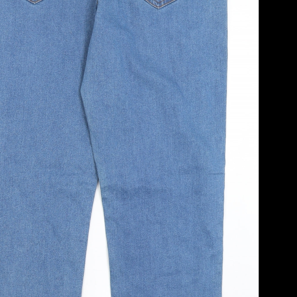 Cotton Traders Womens Blue   Straight Jeans Size 44 L27.5 in