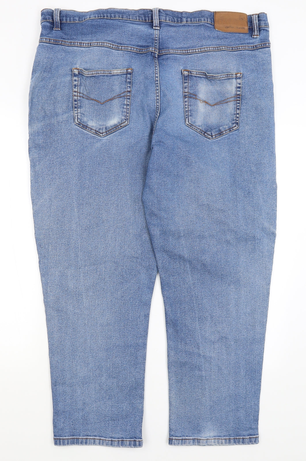 Cotton Traders Womens Blue   Straight Jeans Size 44 L26.5 in