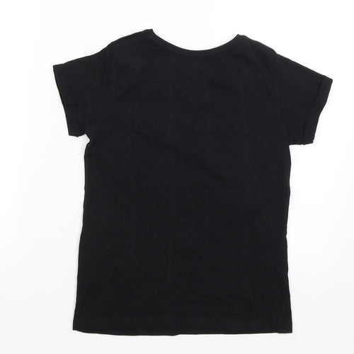 Primark Girls Black   Basic T-Shirt Size 10-11 Years  - That's My Bestie