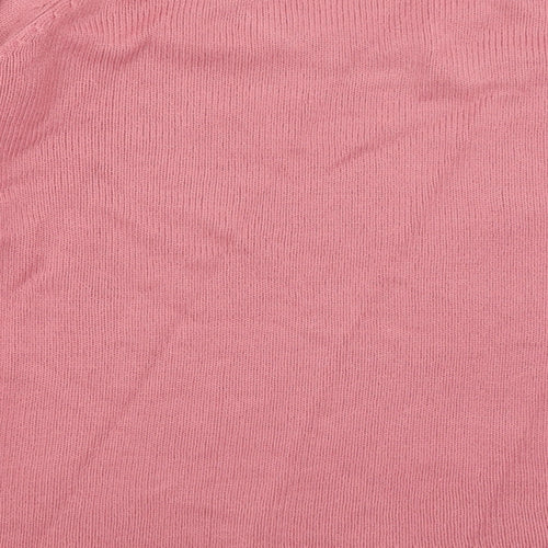 Bonmarche Womens Pink   Pullover Jumper Size S
