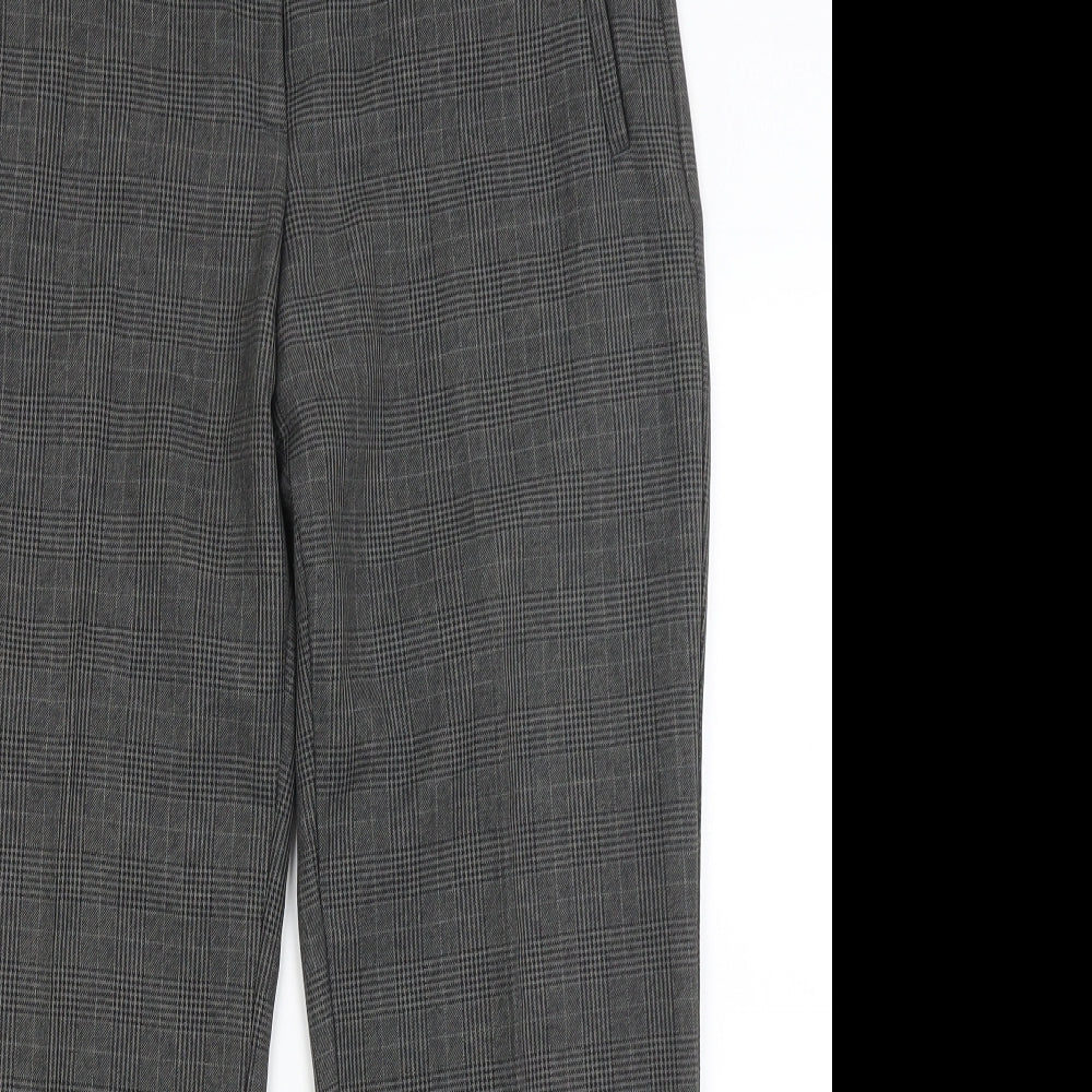 M&S Womens Grey   Trousers  Size 10 L27 in