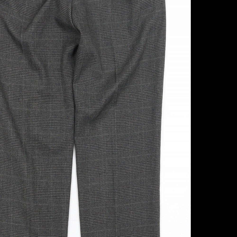 M&S Womens Grey   Trousers  Size 10 L27 in