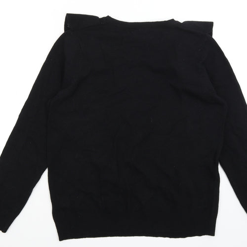 Preworn Womens Black   Pullover Jumper Size 16