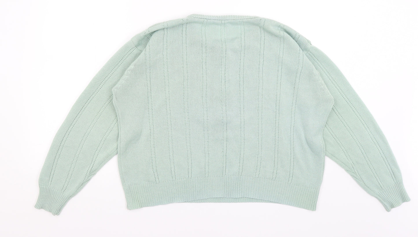 Preworn Womens Green   Pullover Jumper Size M