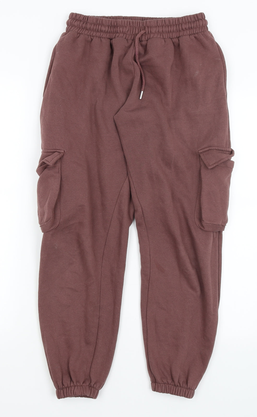 Rising Womens Brown   Jogger Trousers Size S L25.5 in