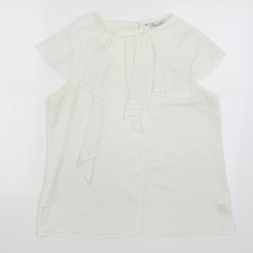 Peacocks Womens White   Basic Blouse Size 14