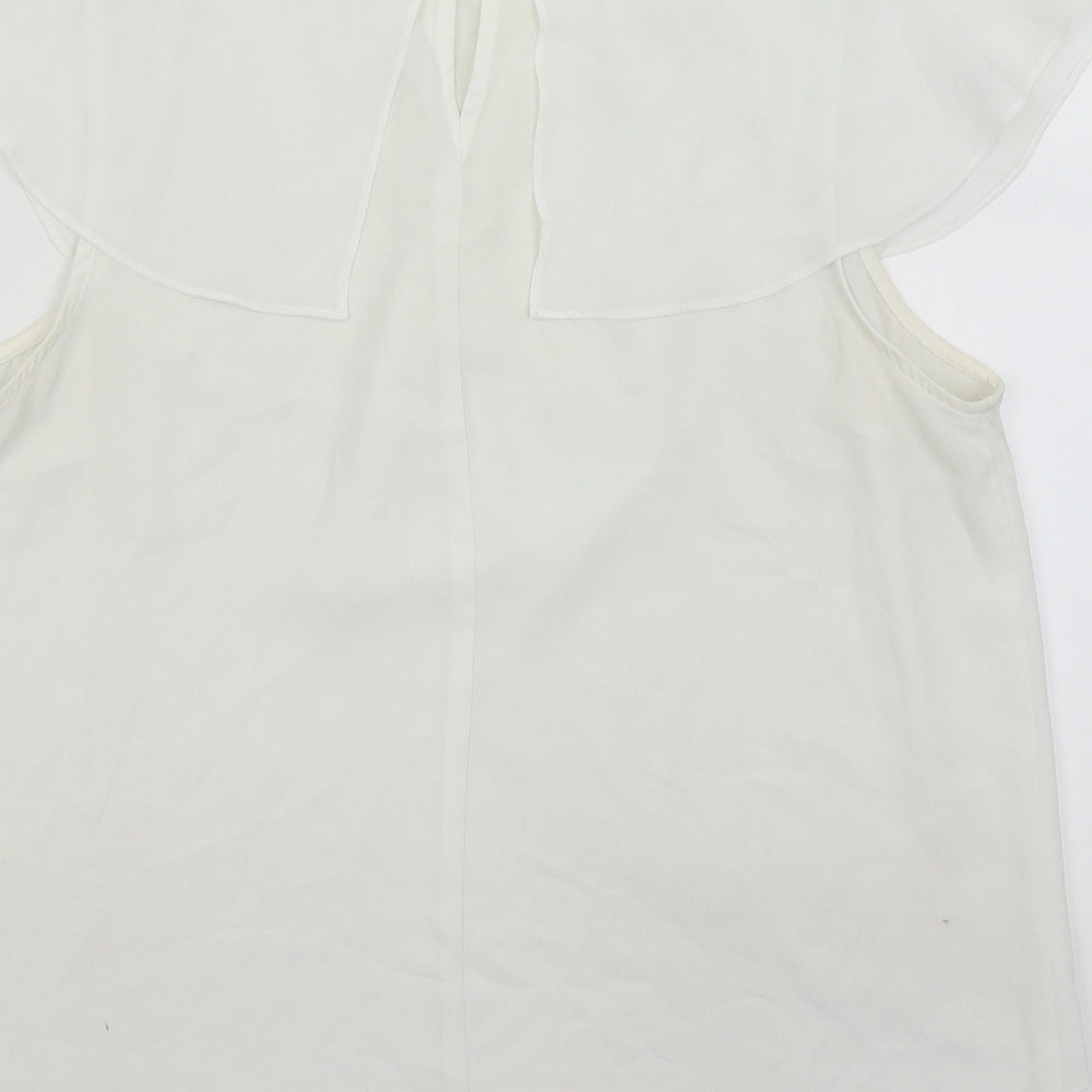 Peacocks Womens White   Basic Blouse Size 14