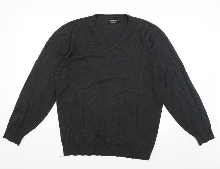 Greenwoods Mens Grey Pullover Jumper Size XL