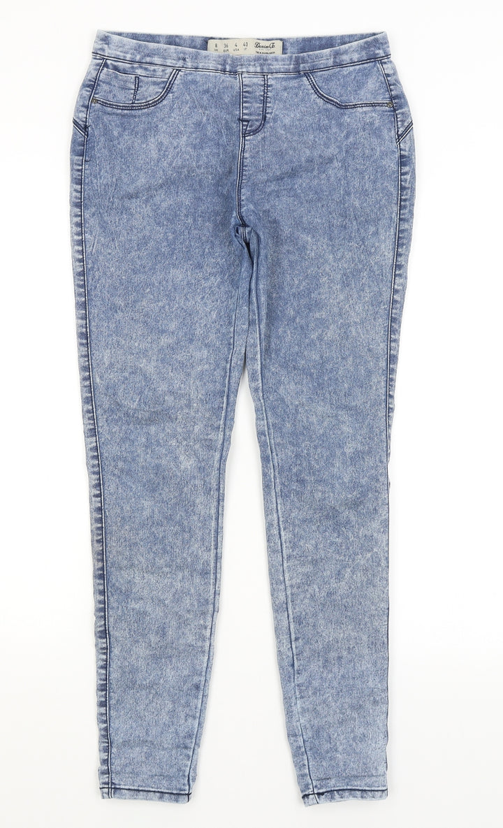 Denim Co Womens Blue Skinny Jeans Size 8 L29 in