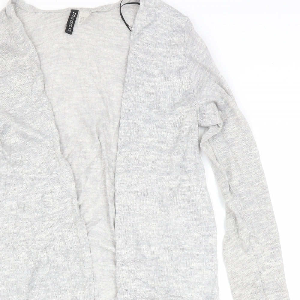 H&M Womens Grey   Cardigan Jumper Size M