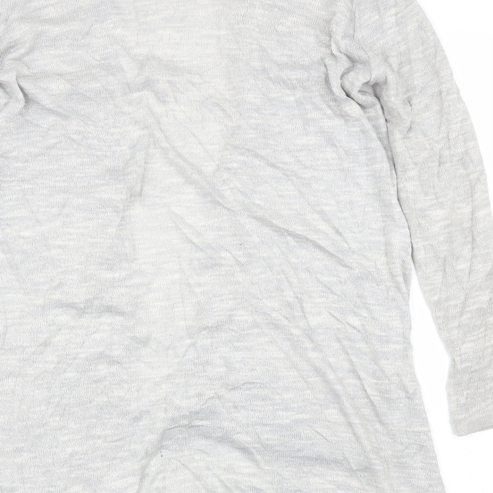 H&M Womens Grey   Cardigan Jumper Size M
