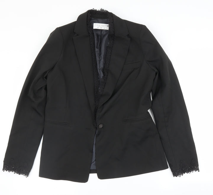 Studio Mouthy Womens Black   Jacket Blazer Size 10