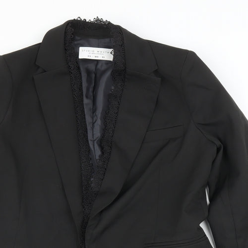 Studio Mouthy Womens Black   Jacket Blazer Size 10
