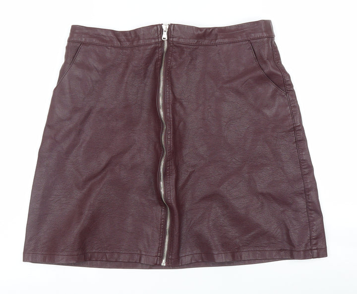 A&G Womens Pink Mini Skirt Size M