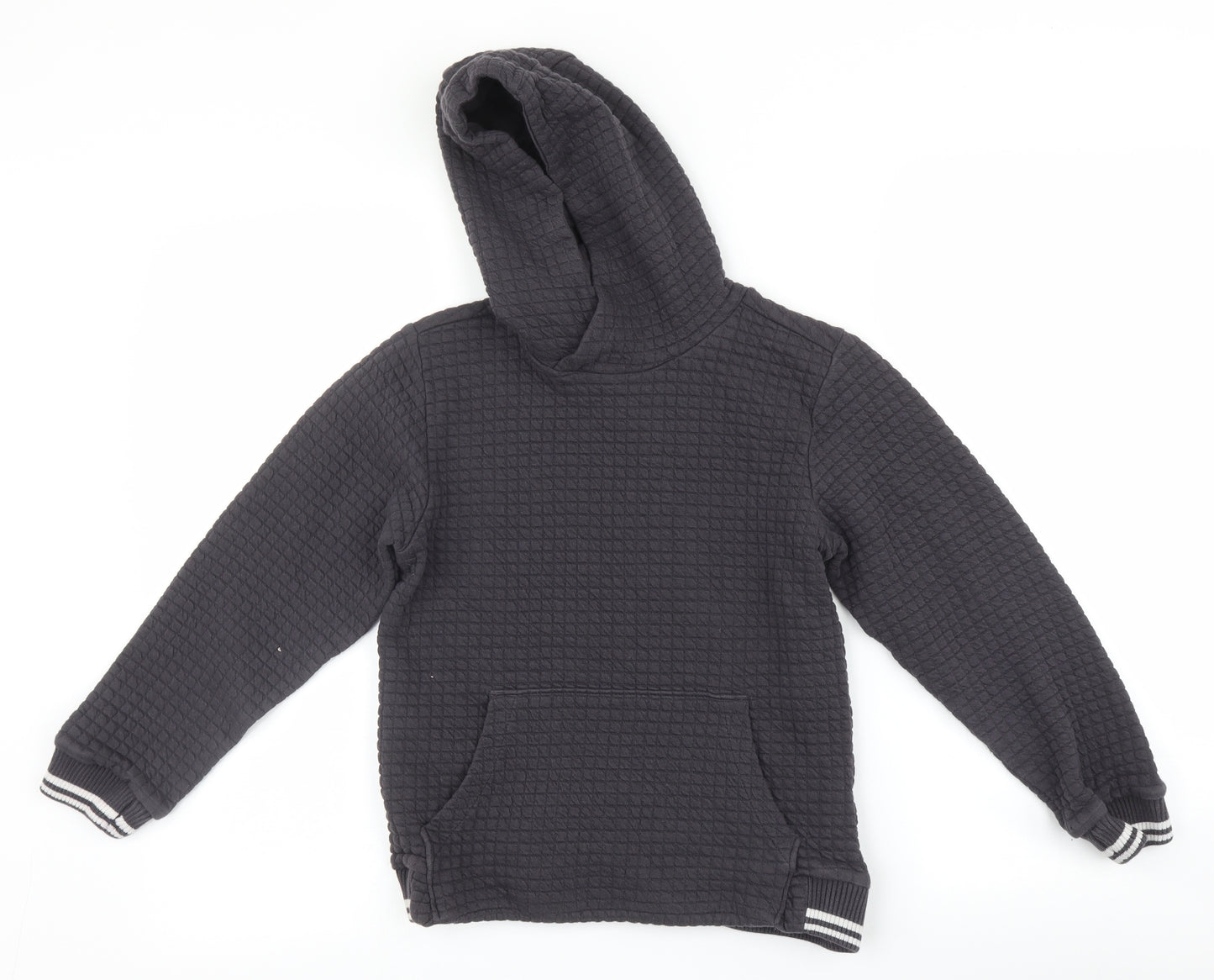 Nutmeg Boys Black   Pullover Hoodie Size 8-9 Years