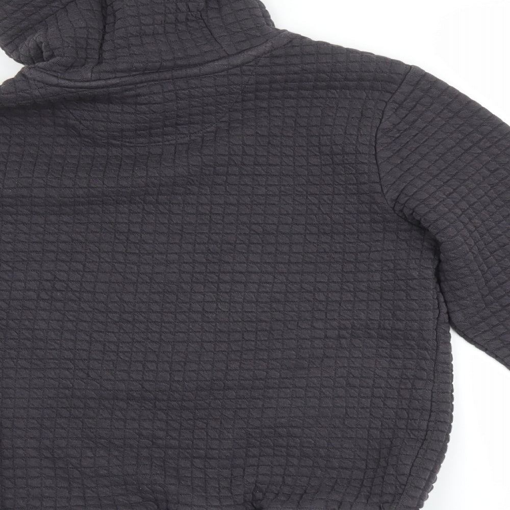 Nutmeg Boys Black   Pullover Hoodie Size 8-9 Years