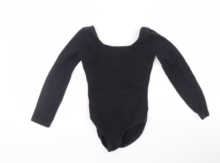 Bloch Girls Black   Basic T-Shirt Size 5-6 Years