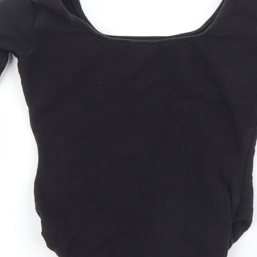 Bloch Girls Black   Basic T-Shirt Size 5-6 Years