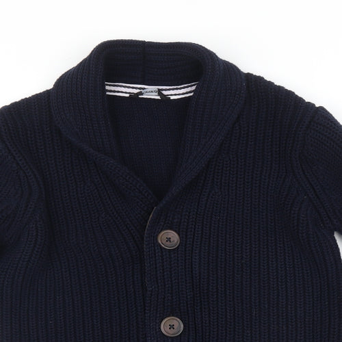 George Boys Blue   Cardigan Jumper Size 9-10 Years