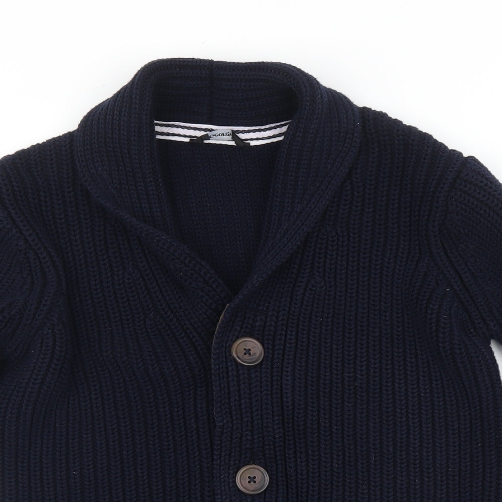 George Boys Blue   Cardigan Jumper Size 9-10 Years