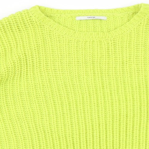 George Womens Green   Pullover Jumper Size L