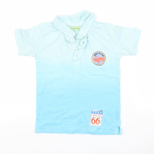 BHS Boys Blue   Basic Polo Size 2-3 Years