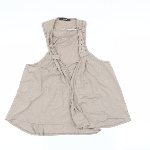 George Womens Beige   Cardigan Jumper Size 12