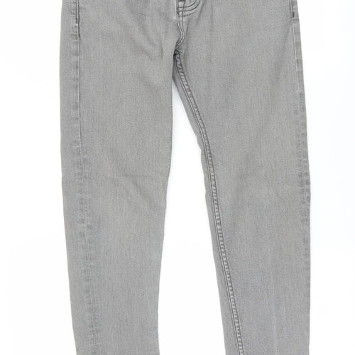Denim & Co. Womens Grey   Skinny Jeans Size 28 L30 in