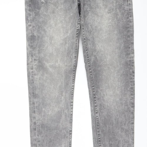 Denim & Co. Womens Grey   Skinny Jeans Size 28 L32 in
