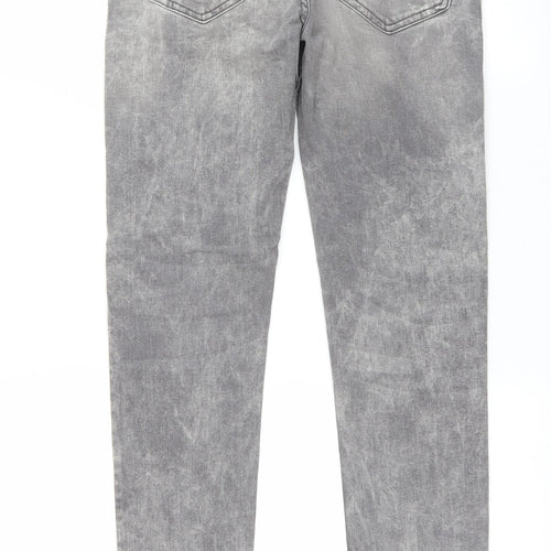 Denim & Co. Womens Grey   Skinny Jeans Size 28 L32 in